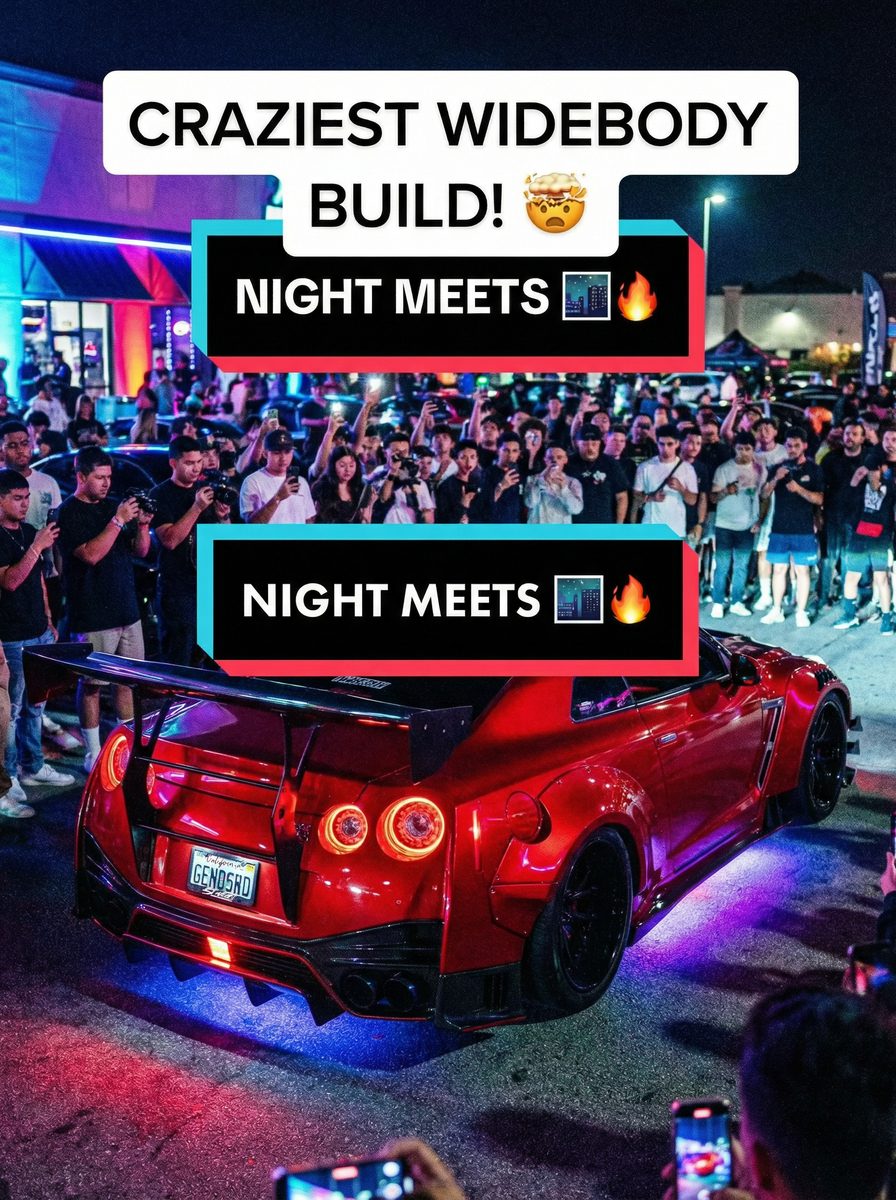 黄色仓库夜间车聚视频